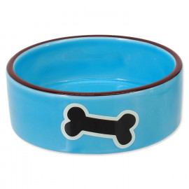 miska-dog-fantasy-keramicka-potisk-kost-modra-125-cm-029l