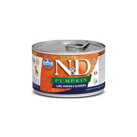 N&D DOG PUMPKIN Puppy Lamb & Blueberry Mini 140g