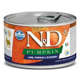 N&D DOG PUMPKIN Adult Lamb & Blueberry Mini 140g