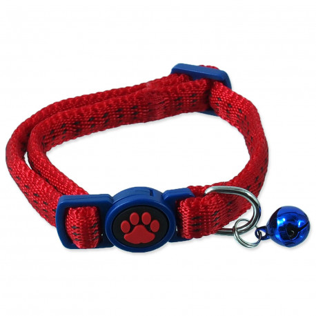 obojek-magic-cat-nylon-cerveny-xs-1ks
