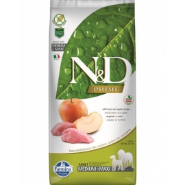 N&D PRIME DOG Adult M/L Boar & Apple 12kg