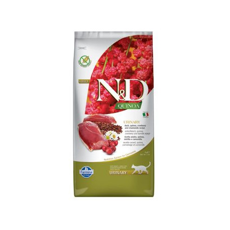N&D GF Quinoa CAT Urinary Duck & Cranberry 5kg