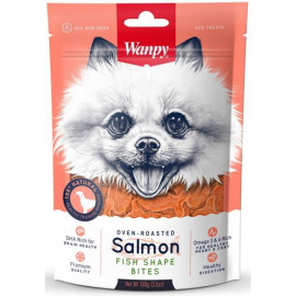 wanpy-dog-salmon-fish-shape-bites-100g