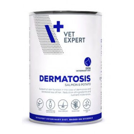 VetExpert 4T Dermatosis Dog Salmon konzerva 400g
