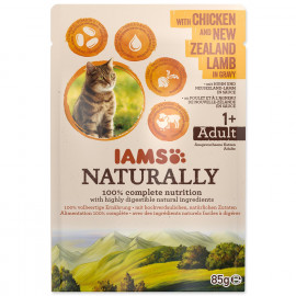Kapsička IAMS Cat Naturally with Chicken & New Zealand Lamb in Gravy 85g