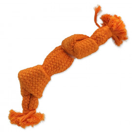 Uzel DOG FANTASY oranžový pískací 2 knoty 22 cm 1ks