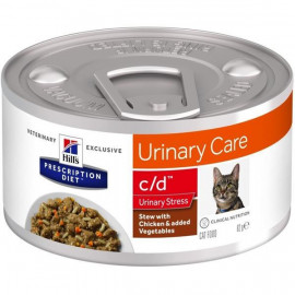 Hills Prescription Diet Feline Stew c/d Urinary Stress Chicken&Veg. konz. 82 g