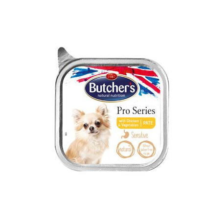 Butcher's Dog Pro Series s kuřecím Sensitive pate 100g