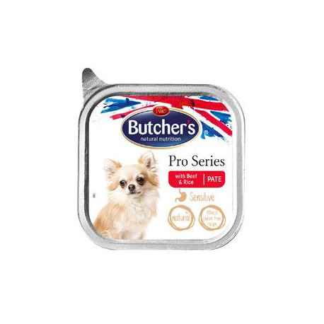 Butcher's Dog Pro Series s hovězím Sensitive pate 100g