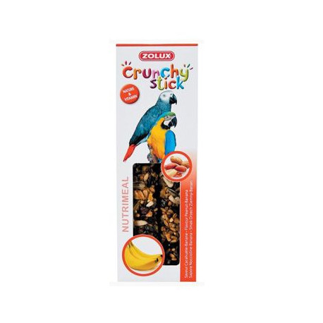 Crunchy Stick Parrot Buráky/Banán 2ks Zolux