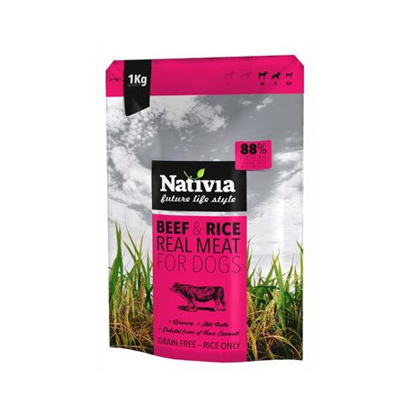 Nativia Real Meat Beef&Rice 8kg