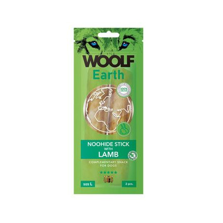 Woolf pochoutka Earth NOOHIDE L Sticks with Lamb 85g