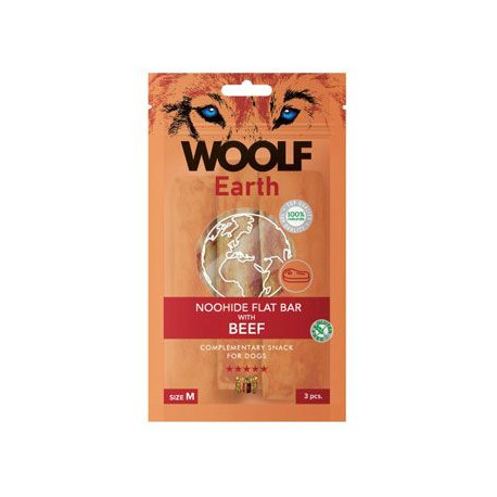 Woolf pochoutka Earth NOOHIDE M Beef 90g