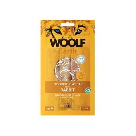 Woolf pochoutka Earth NOOHIDE M Rabbit 90g