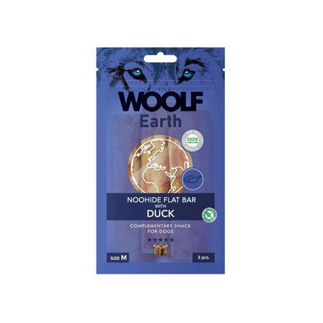 Woolf pochoutka Earth NOOHIDE M Duck 90g