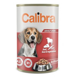 Calibra Dog konz.Beef,liver&veget. in jelly 1240g NEW