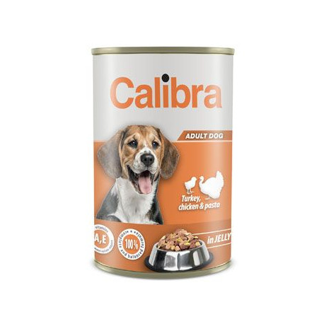 Calibra Dog konz.Turk,chick&pasta in jelly 1240g NEW