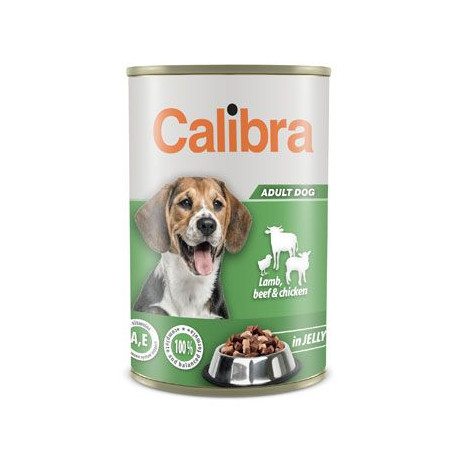 Calibra Dog konz.Lamb,beef&chick. in jelly 1240g NEW