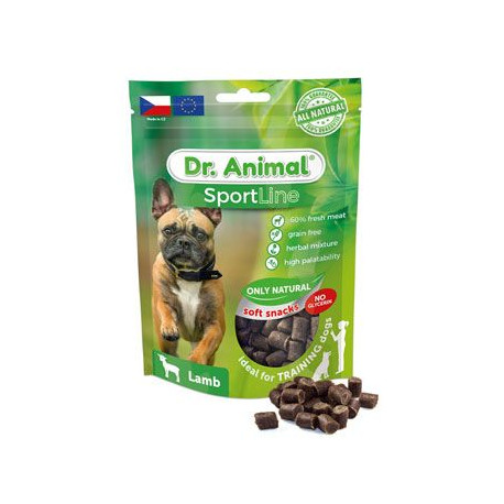 Pochoutka Dr. Animal Sportline jehněčí 100g