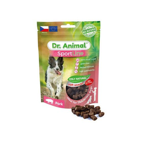 Pochoutka Dr. Animal Sportline vepřové 100g