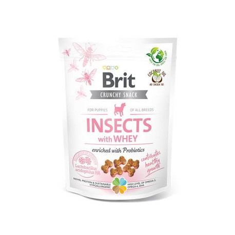 Brit Care Dog Crunchy Crack.Insec.Puppy Whey Prob 200g