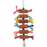 Hračka BIRD JEWEL závěsná barevná - klasy se zvonečkem 27cm