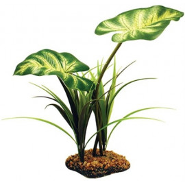 Dekorace umělá rostlina - list Broadleaf Canopy Komodo 26cm