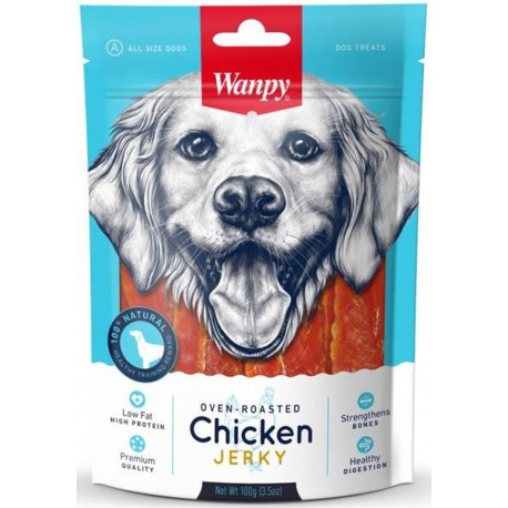 Wanpy Dog Chicken Jerky 100 g