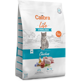 Calibra Cat Life Sterilised Chicken 6kg + 1,5 kg ZDARMA