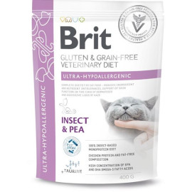 Brit Veterinary Diets Cat Ultra-hypoallergenic Insect 400 g
