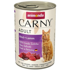 Animonda Carny cat konz. - hovězí, jehněčí 400 g