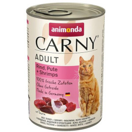 Animonda Carny cat konz. - hovězí, krůta, ráčci 400 g