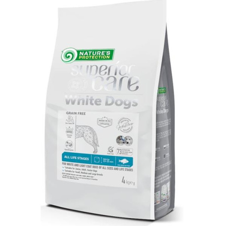 Natures Protection Superior Care Dog Dry White Dogs Junior White Fish 4 kg 