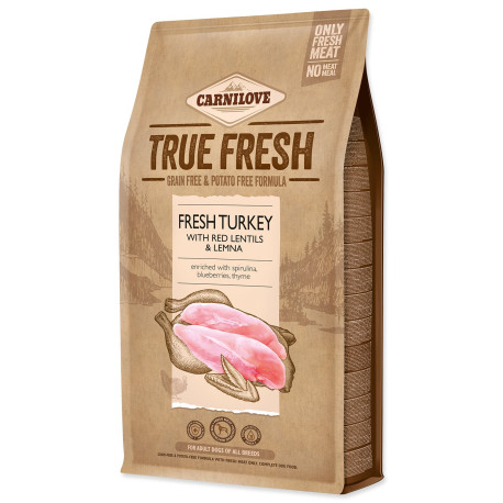 Carnilove True Fresh TURKEY for Adult dogs 4 kg