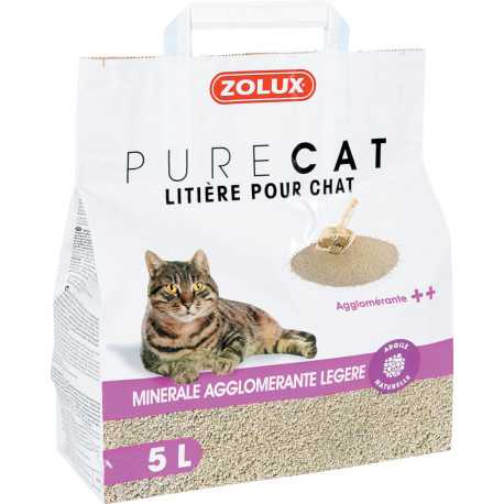 Podestýlka PURECAT premium light clumping 5l Zolux