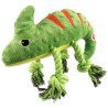 Hračka Dog Fantasy Jungle chameleon pískací zelená 28cm 