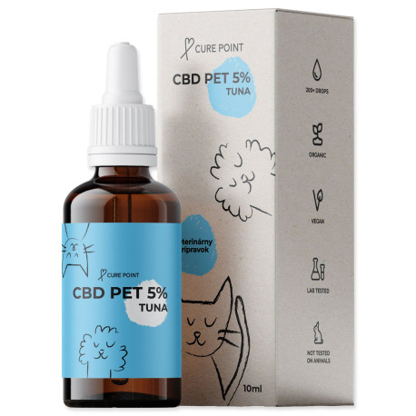 Olej CBD PET 5% tuňák 10ml