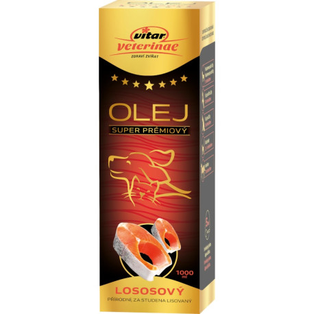 VITAR Veterinae Lososový olej 1000ml