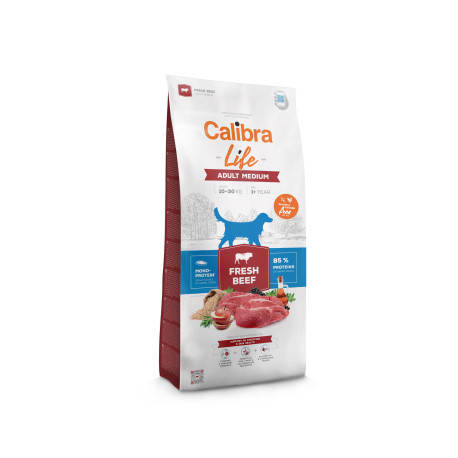 Calibra Dog Life Adult Medium Fresh Beef 12kg