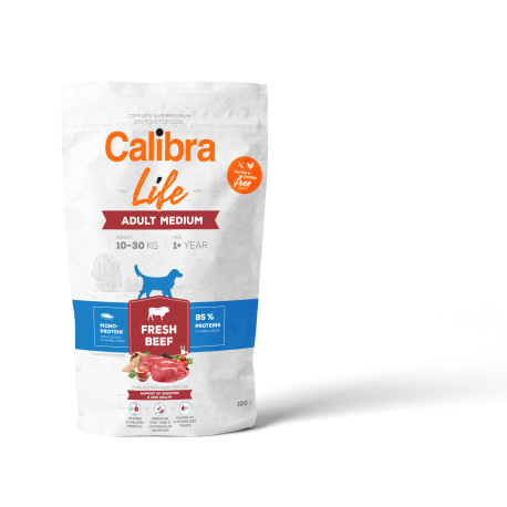 Calibra Dog Life Adult Medium Fresh Beef 100g