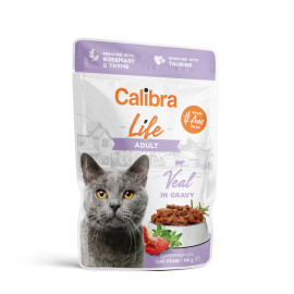 Calibra Cat Life kapsa Adult Veal in gravy 85g