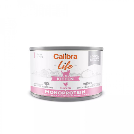 Calibra Cat Life  konz.Kitten Chicken 200g