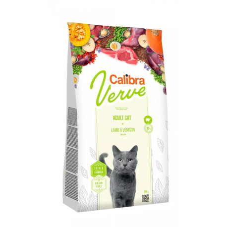 Calibra Cat Verve GF Adult Lamb&Venison 8+ 3,5kg