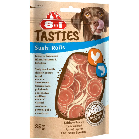 Pochoutka 8in1 Tasties Sushi Rolls 85g