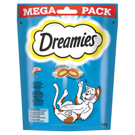 Dreamies kočka pochoutka Mega Pack s lososem 180g