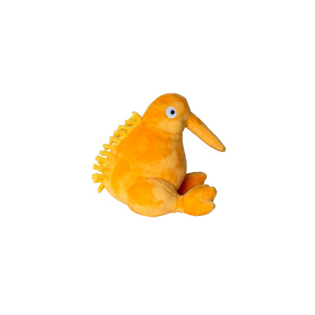 Hračka pes PLUSH plyš,pískací,oranžová 16cm Kiwi