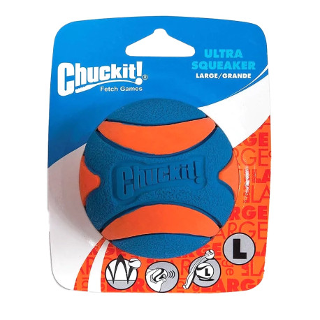 Hračka pes Chuckit Ultra Squeaker Ball L 7cm
