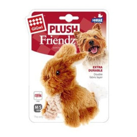 Hračka pes GiGwi Plush Friendz králíček hnědy plyš