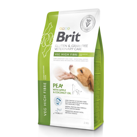 Brit VD Dog GF Veg High Fibre 2kg