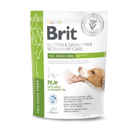 Brit VD Dog GF Veg High Fibre 400g